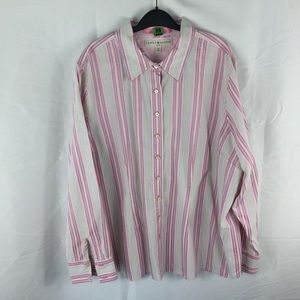 Tommy Hilfiger Vintage Size 22 Striped Blouse